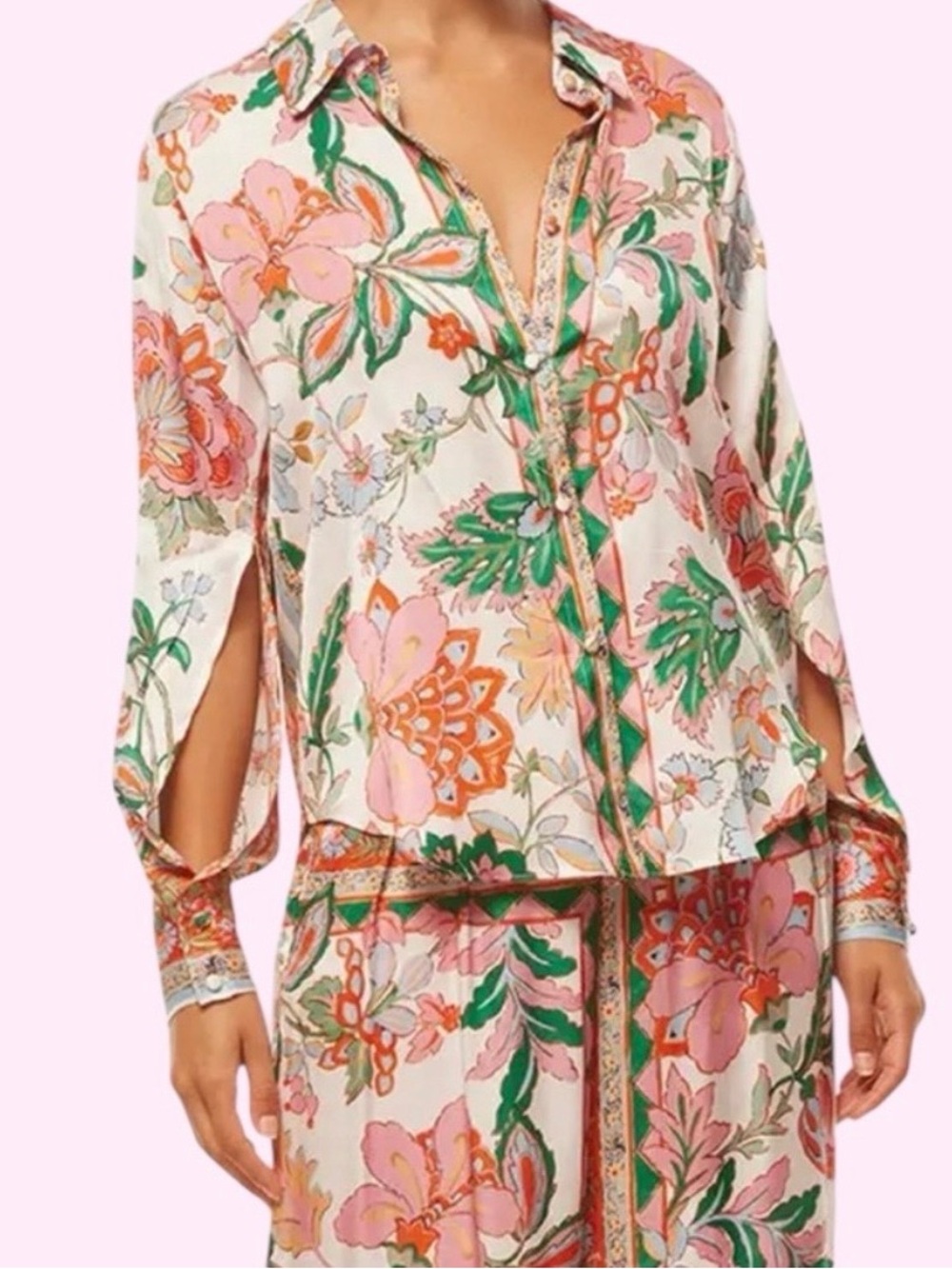 ☀️Summer Lovin’ Sale ~NWT MISA Los Angeles, Roya Celine in Floral Casablanca MED
